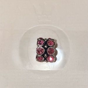 PANDORA PINK SHINING SPACER CHARM